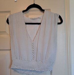 Alice and Olivia formal top cropped - medium
